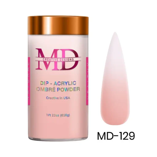 MD #129 22oz acrylic and dip powder