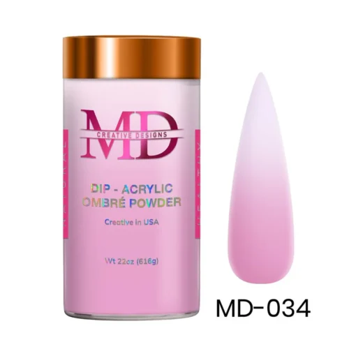 MD 2in1 #034 22oz Acrylic and Dip Powder